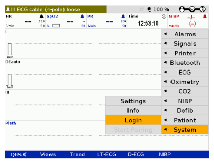 System Menu