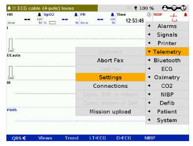 Settings Menu