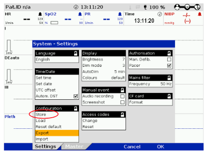 Storing Server Configuration