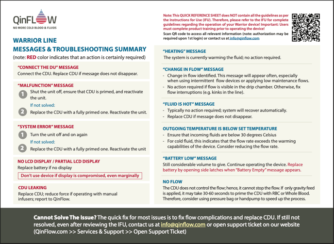 Quick Ref Card - Warrior SKUs - Image 2