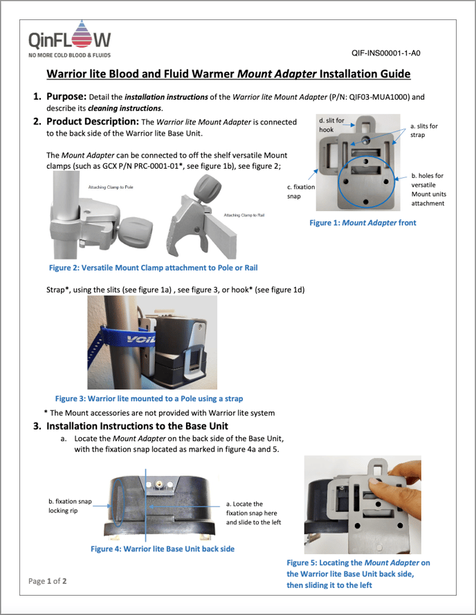 WL Mount Adapter Installation Guide - Image 1